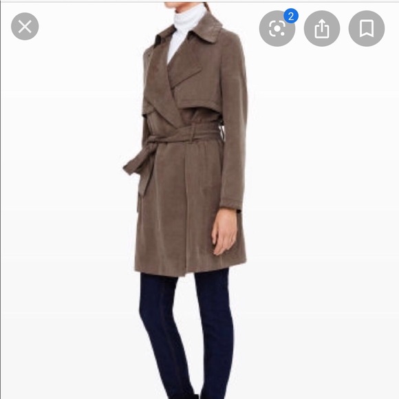 Club Monaco Lindy Trench in olive - Picture 5 of 6